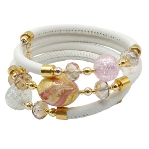 Fleurs Rosa karkötő